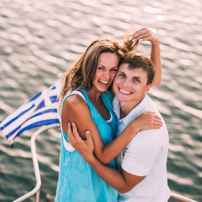 a girl in a pool of water